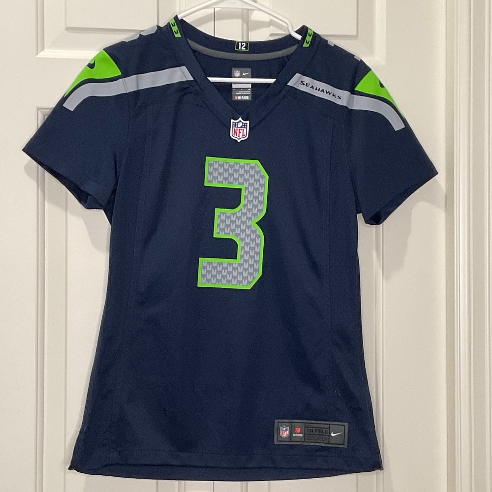 Seattle Seahawks Nike Women's Official NFL Jersey - #3 Wilson - Small UEC